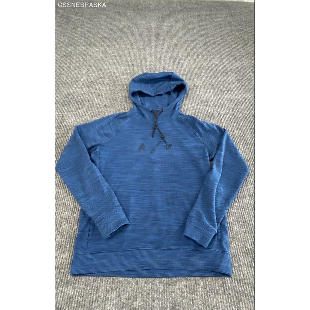 American Eagle Blue AE Active 360 Flex pullover hoodie - Size S